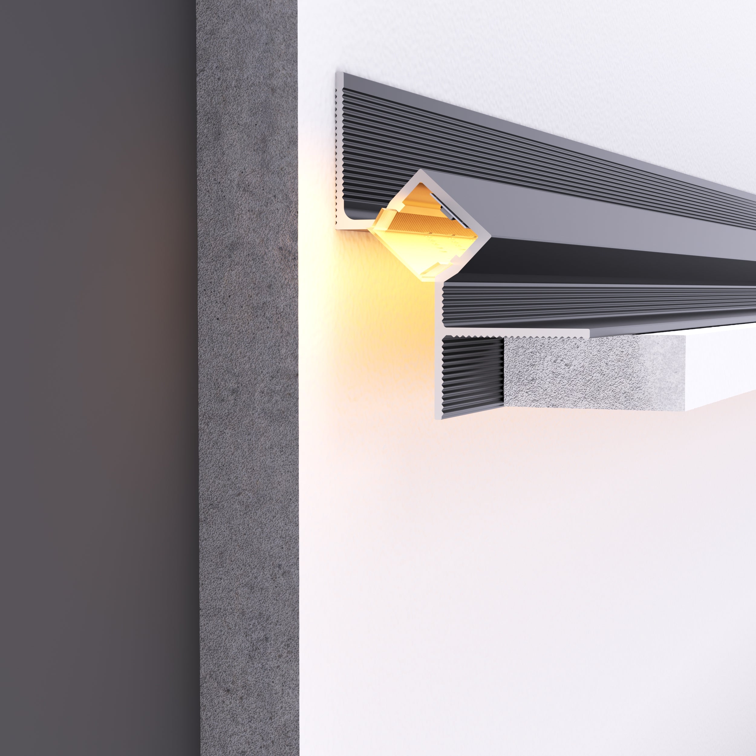 ILLU-A LED-Schattenfuge für die Deckenmontage